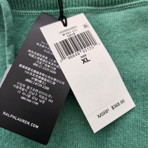 RLX Ralph Lauren Cashmere Jogger Pant XL Green Cozycore Quiet Luxury Athlesure - Picture 3 of 10